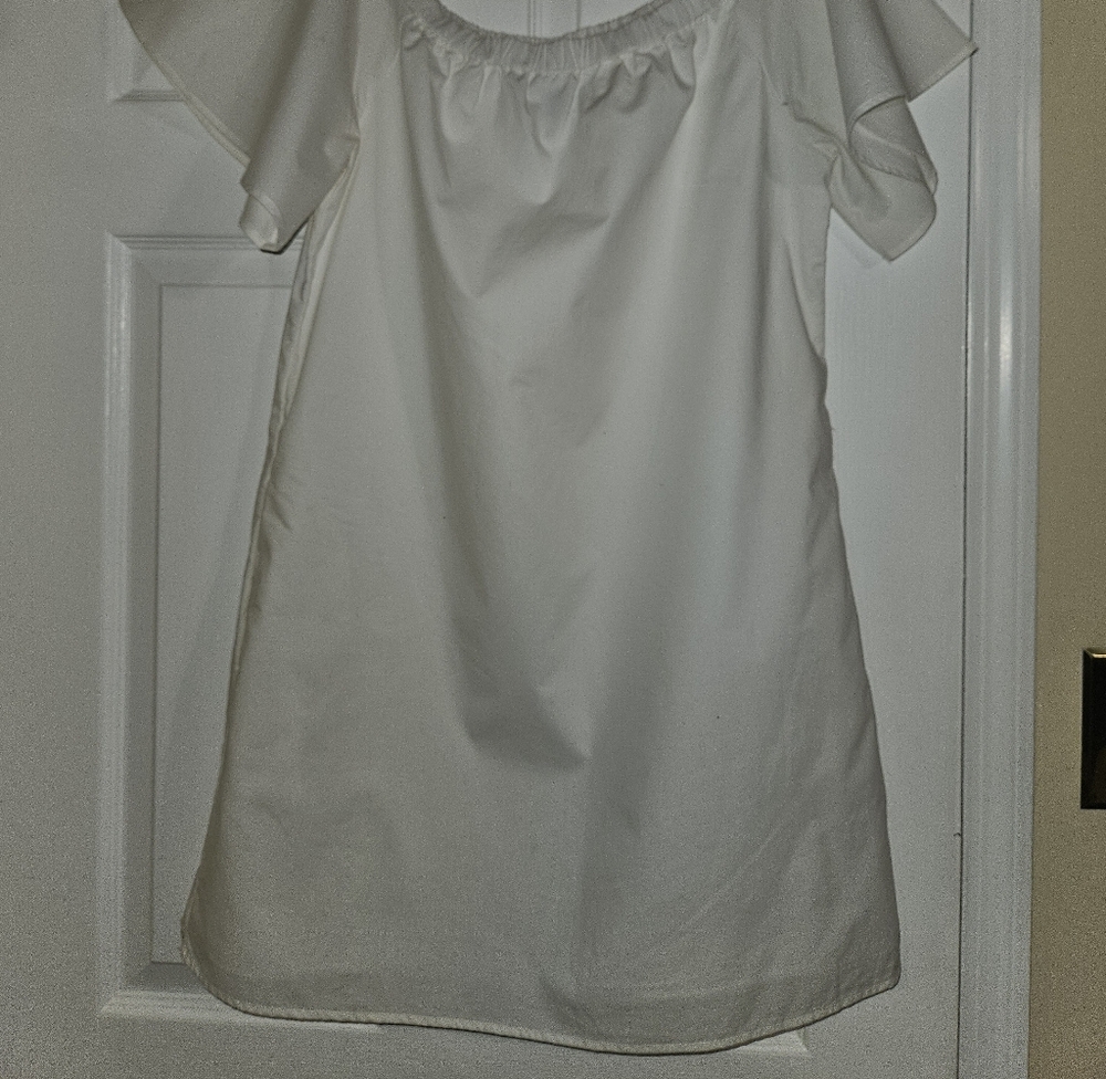 White Off-Shoulder Women’s Dress